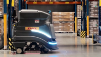 Tisíce provozoven DHL na celém světě budou v rámci nové spolupráce používat roboty Neo pro čištění podlahy
