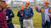 Exkurze v transformovně Řeporyje, která zásobuje eletkřinou Prahu a část středních Čech Exkurze v transformovně Řeporyje, která zásobuje eletkřinou Prahu a část středních Čech