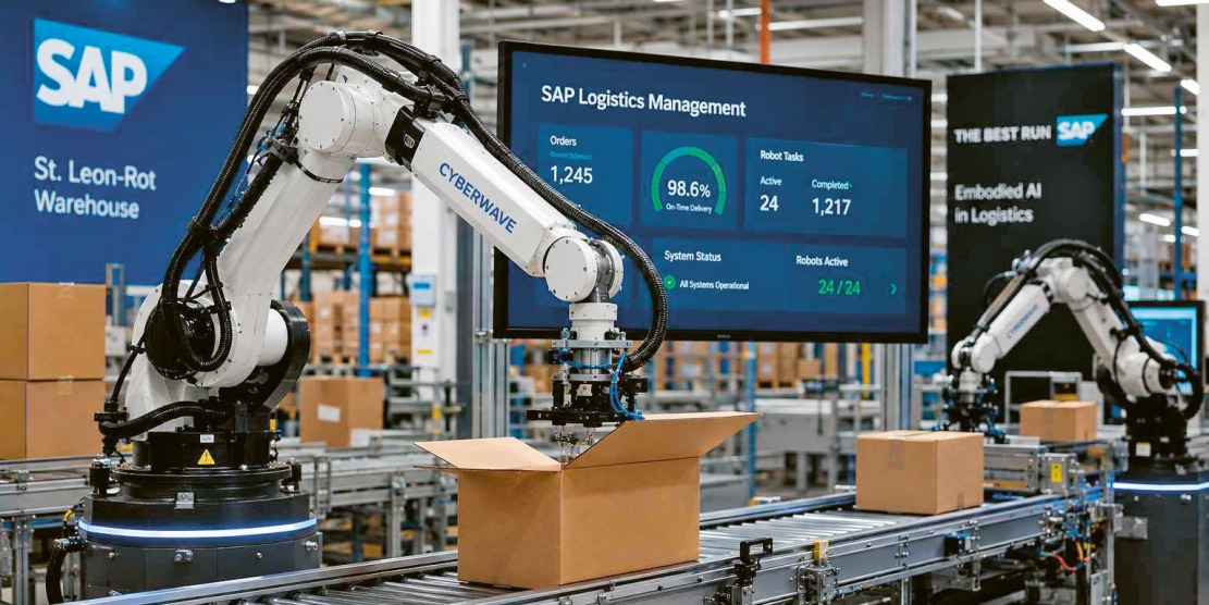 Autonomní roboti společně s umělou inteligencí řídí sklad