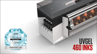 Inkousty Canon UVgel 460 zvítězily v soutěži „Produkt roku“ PRINTING United Alliance v kategorii „Digitální inkousty – UV“ Inkousty Canon UVgel 460 zvítězily v soutěži „Produkt roku“ PRINTING United Alliance v kategorii „Digitální inkousty – UV“