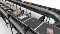 Nový propadový třídič Split Tray Sorter Nový propadový třídič Split Tray Sorter
