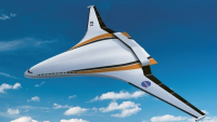 NASA pracuje na nové technologii pro elektrický letoun budoucí generace N3-X s hybridním křídlem