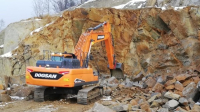 Doosan DX350LC-7 – novinka v žulovém lomu Ruprechtice