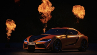 Legendární Toyota Supra ožila v oranžovém provedení