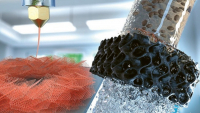 3D tištěné aerogely z grafenu úspěšně čistí vodu