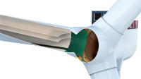 Vylepšený materiál z jádrové pěny pomůže konstruovat efektivnější lopatky výkonnějších větrných turbín Vylepšený materiál z jádrové pěny pomůže konstruovat efektivnější lopatky výkonnějších větrných turbín