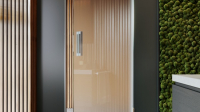 Celoskleněné dveře v kombinaci s AKTIVE GLASS