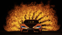 Legendární Toyota Supra ožila v oranžovém provedení Legendární Toyota Supra ožila v oranžovém provedení
