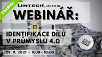 WEBINÁŘ: Identifikace dílů v průmyslu 4.0