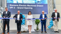Závod Siemens Electric Machines v Drásově otevřel novou výrobní halu