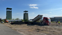 Proměna Dolu Frenštát se blíží, DIAMO začalo navážet zásypový materiál Proměna Dolu Frenštát se blíží, DIAMO začalo navážet zásypový materiál
