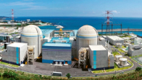 V ohromném areálu jaderné elektrárny Shin Kori 3—4 aktuálně probíhá výstavba dalších jaderných energetických bloků