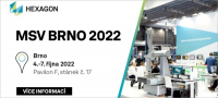 Hexagon zve na návštěvu své expozice na MSV v Brně 2022 Hexagon zve na návštěvu své expozice na MSV v Brně 2022