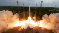 Start rakety Vega-C 13. července 2022 /Foto: ESA/ Start rakety Vega-C 13. července 2022 /Foto: ESA/