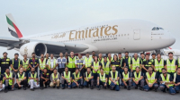 První letoun A380 společnosti Emirates prochází kompletní modernizací a přestavbou kabiny První letoun A380 společnosti Emirates prochází kompletní modernizací a přestavbou kabiny