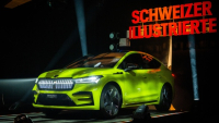 Hattrick pro značku ŠKODA: ENYAQ COUPÉ RS iV získal ocenění „Nejoblíbenější auto roku 2023 ve Švýcarsku“
