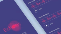 Aplikace Echoes nahradí stetoskop a pomůže s výzkumem a prevencí srdečních chorob © Cellule Design Studio