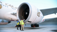 Emirates dokončuje pozemní testování motorů se 100% udržitelným leteckým palivem Emirates dokončuje pozemní testování motorů se 100% udržitelným leteckým palivem