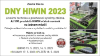 DNY HIWIN 2023 představí na jednom místě až 500 produktů HIWIN včetně novinek 
