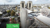 Schneider Electric pomáhá při obnově katedrály Notre-Dame