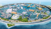 Ambiciózní japonské plovoucí město Dogen City v podobě prstence pojme 40 tisíc lidí