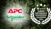 Společnost Schneider Electric byla jmenována šampionem žebříčku Canalys Sustainable Ecosystems Leadership Matrix 