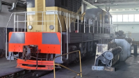 Lokomotiva ČKD v opravárenském depu společnosti Go Rail, Tallinn, Estonsko