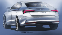 Škoda zveřejňuje první skici modernizovaného modelu Octavia Škoda zveřejňuje první skici modernizovaného modelu Octavia