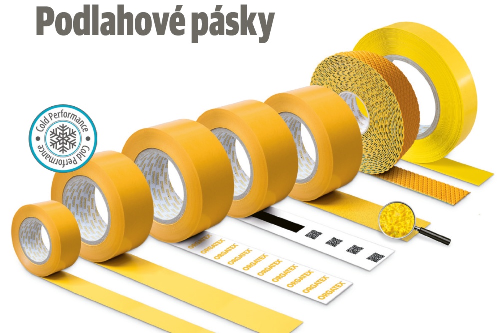 Široké spektrum druhů podlahových pásek pro různá prostředí, včetně provedení pro chladírenské haly