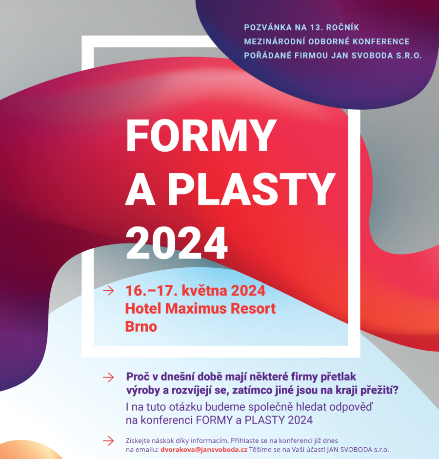 Konference FORMY a PLASTY 2024