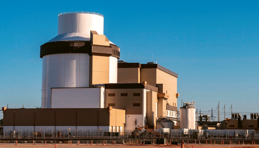 Reaktor typu AP1000 v elektrárně Vogtle v americkém státě Georgia © Georgia Power