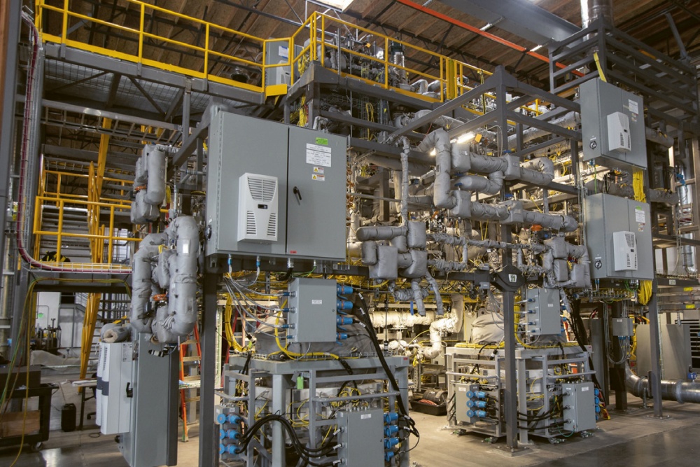 Zařízení IET pro testování okruhu s roztavenou solí pro potřeby reaktoru Natrium společnosti TerraPower © TerraPower