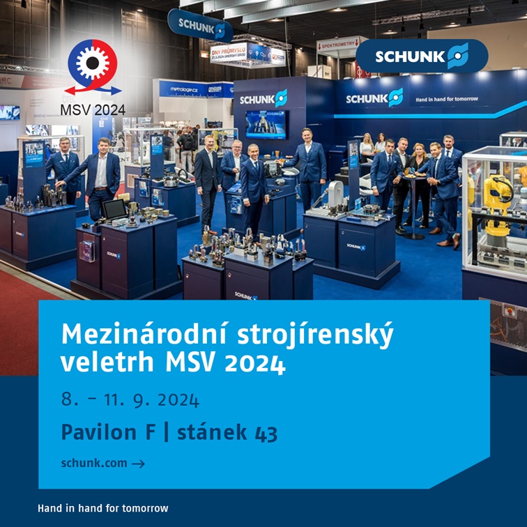 Navštivte nás na Mezinárodním strojírenském veletrhu MSV 2024