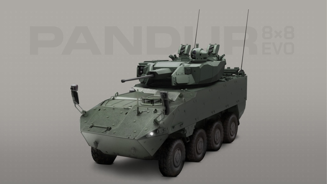 Pandur 8x8 EVO UT30MK2 + systém Iron Fist