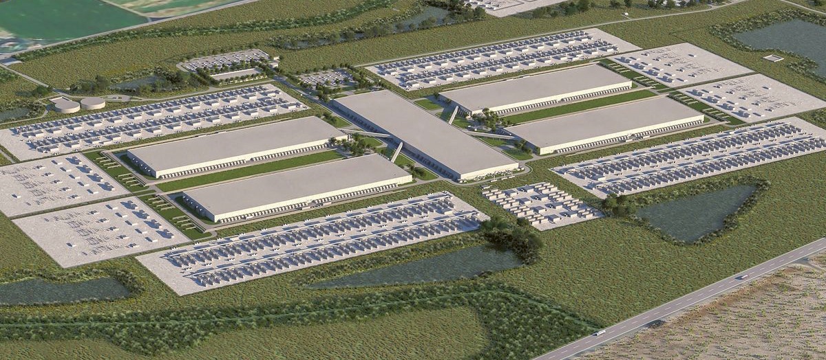 Největší datové centrum na světě Richland Parish v Louisianě © Meta