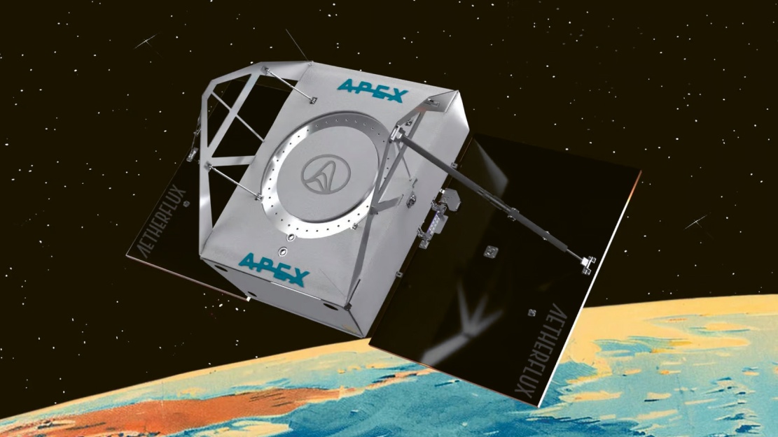 Aetherflux by měl využívat satelity Aeries od poskytovatele platformy Apex Space se sídlem v Los Angeles © Aetherflux