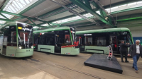 Nové tramvaje od Škodovky vyjely s cestujícími ve Frankfurtu nad Odrou Nové tramvaje od Škodovky vyjely s cestujícími ve Frankfurtu nad Odrou