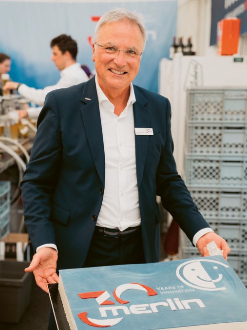 Johann Reisinger na oslavě 30 let úspěchů firmy © Merlin Technology