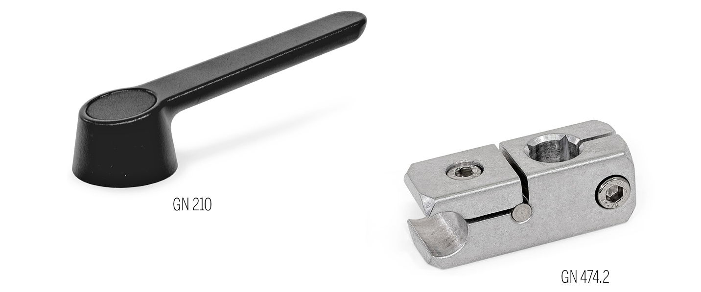 Sklopné a třmenové madlo ze samozhášivého technopolymeru