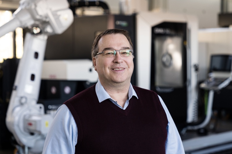 Pavel Václavek v RICAIP Testbed Brno /Foto: Archiv CEITEC/