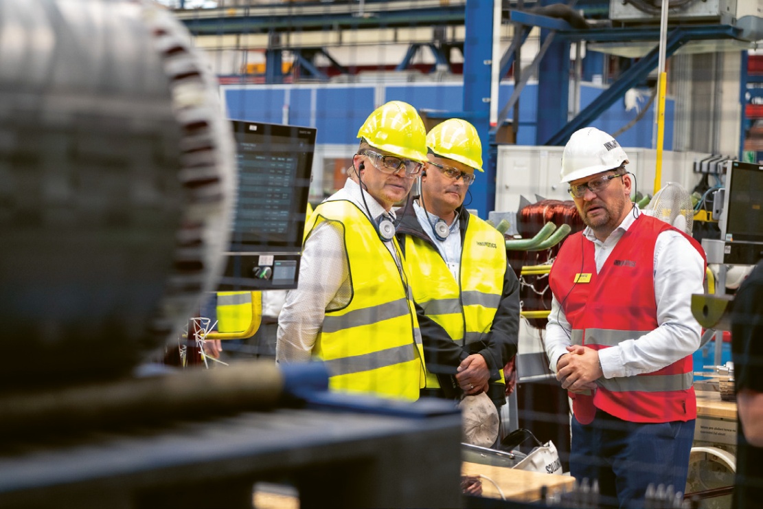 Roman Valný nás osobně provedl neustále modernizovanou výrobou závodu, který řídí