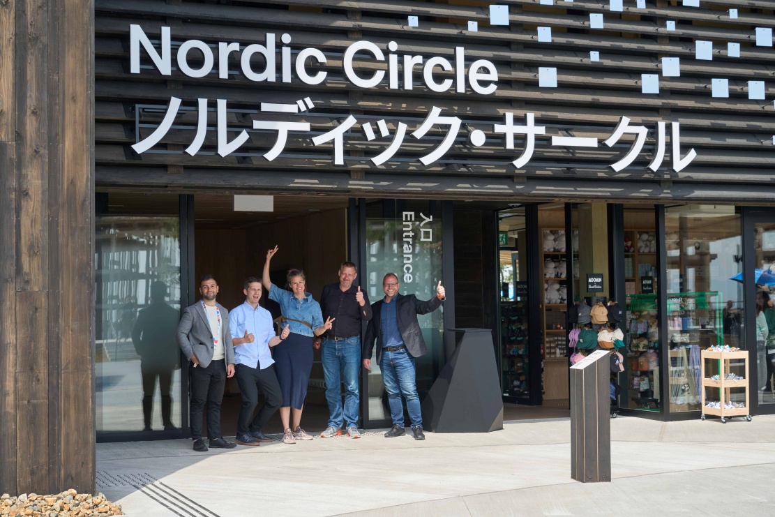 The Nordic Pavilion s částí realizačního týmu