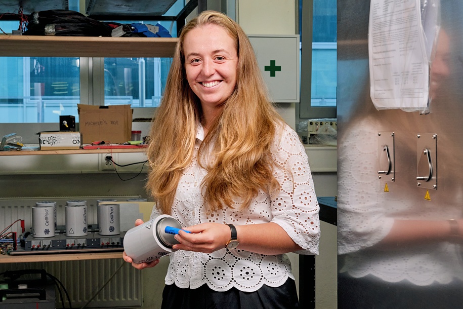 Kateřina Nováková z Fakulty elektrotechnické ČVUT /Foto:Petr Neugebauer, FEL ČVUT/