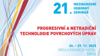 Pozvánka na odborný seminář &quot;Myslivna 25&quot; – Progresivní technologie povrchových úprav