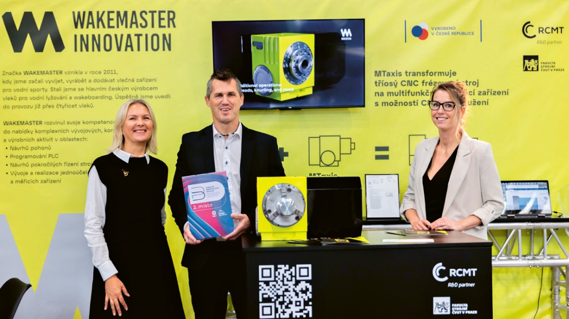 2. místo: Wakemaster — zařízení pro CNC frézovací stroje