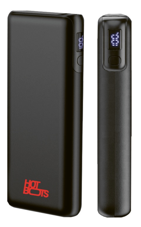 Aktivní zahřívání vaku Hotboots je nápajeno z powerbanky po dobu až 7 hodin