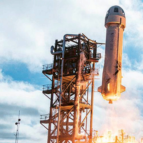 New Shepard: Bezosova raketa pro výlety na hranici vesmíru © Blue Origin