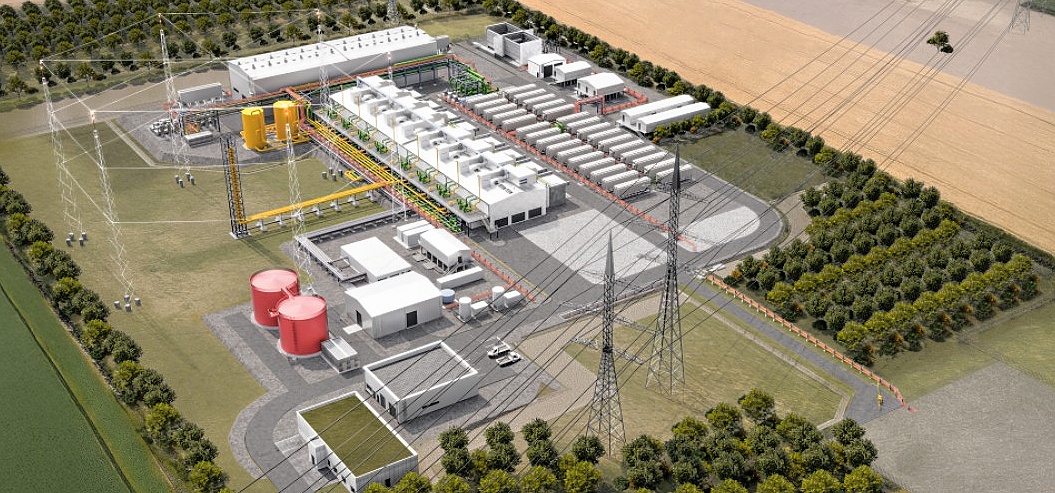 Továrna na výrobu zeleného vodíku