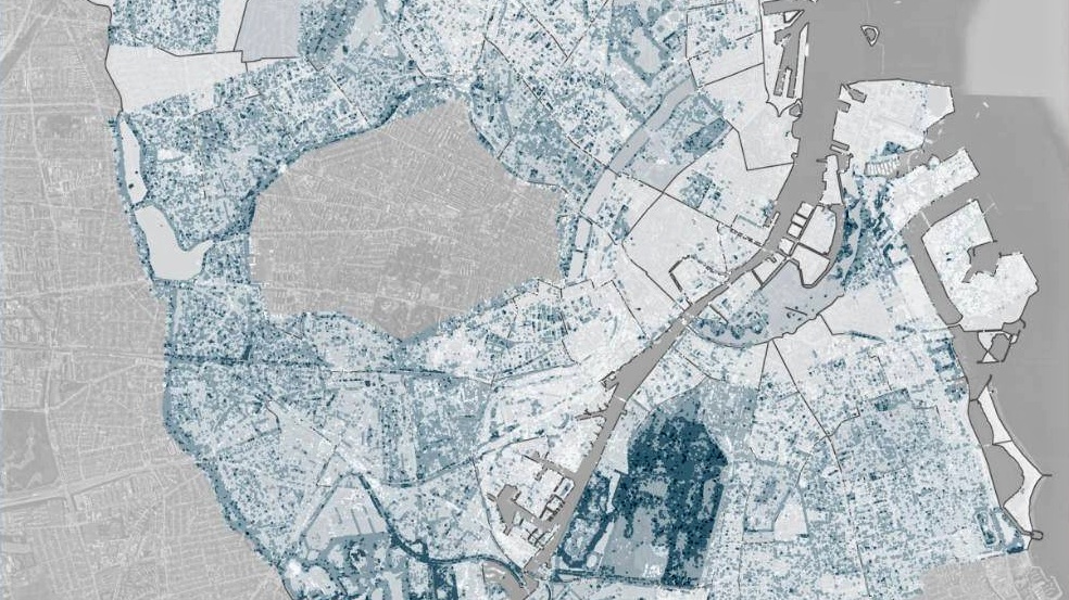 Tree cooling effect Copenhagen 