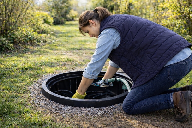 Revitalizace zahrady po zimě vyžaduje i kontrolu ponorného čerpadla v jímce na dešťovou vodu